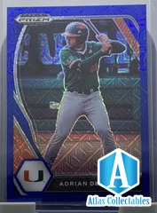 ADRIAN DEL CASTILLO 2021 Panini Prizm Draft Picks BLUE MOJO PRIZM PDP67